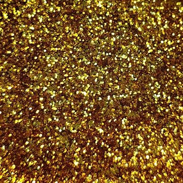 Metallic glitter PET - DecoPigment - glimmer - guld - ekstra fine - 500 g